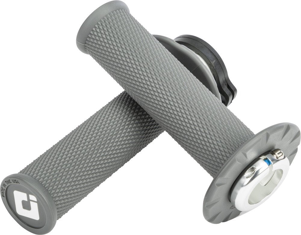 ODI No Waffle Lock On Grips - Graphite