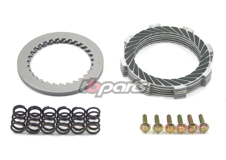 TB Parts Clutch Kit, Oil Filter, and Black Billet Fill Cap KLX110