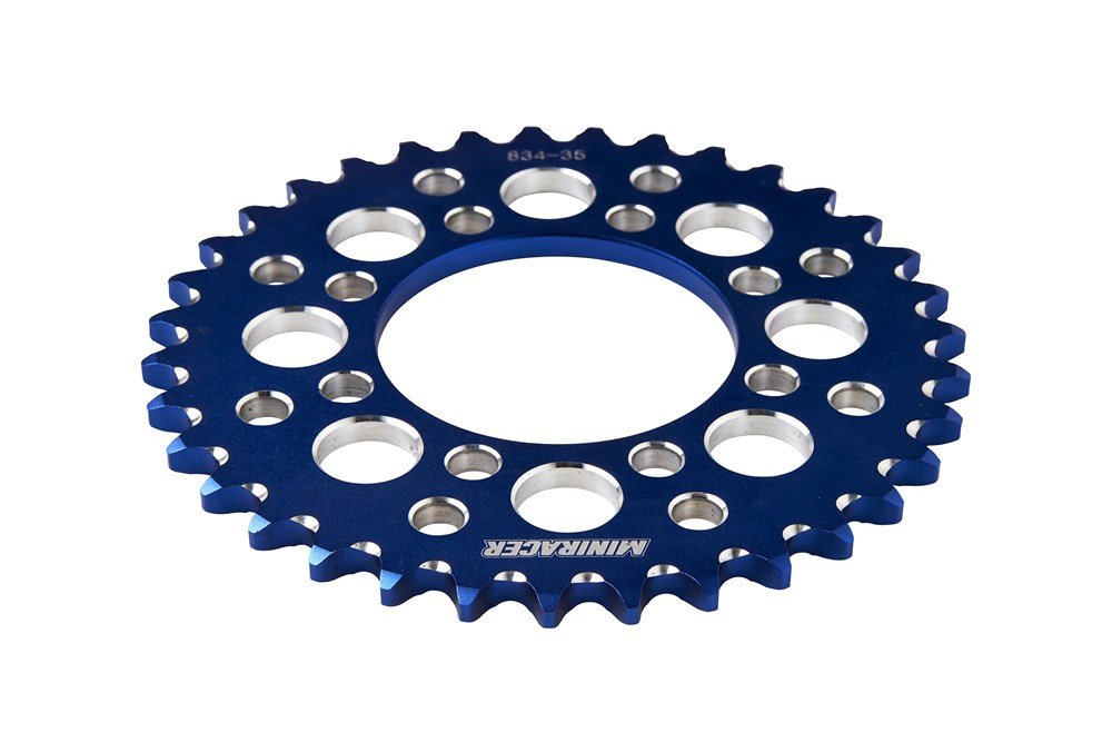 MiniRacer TTR110 Elite Rear Sprocket - Blue