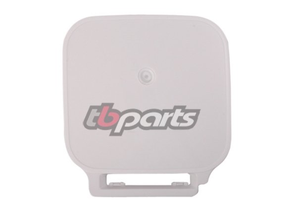 TB Parts Front Number Plate - White