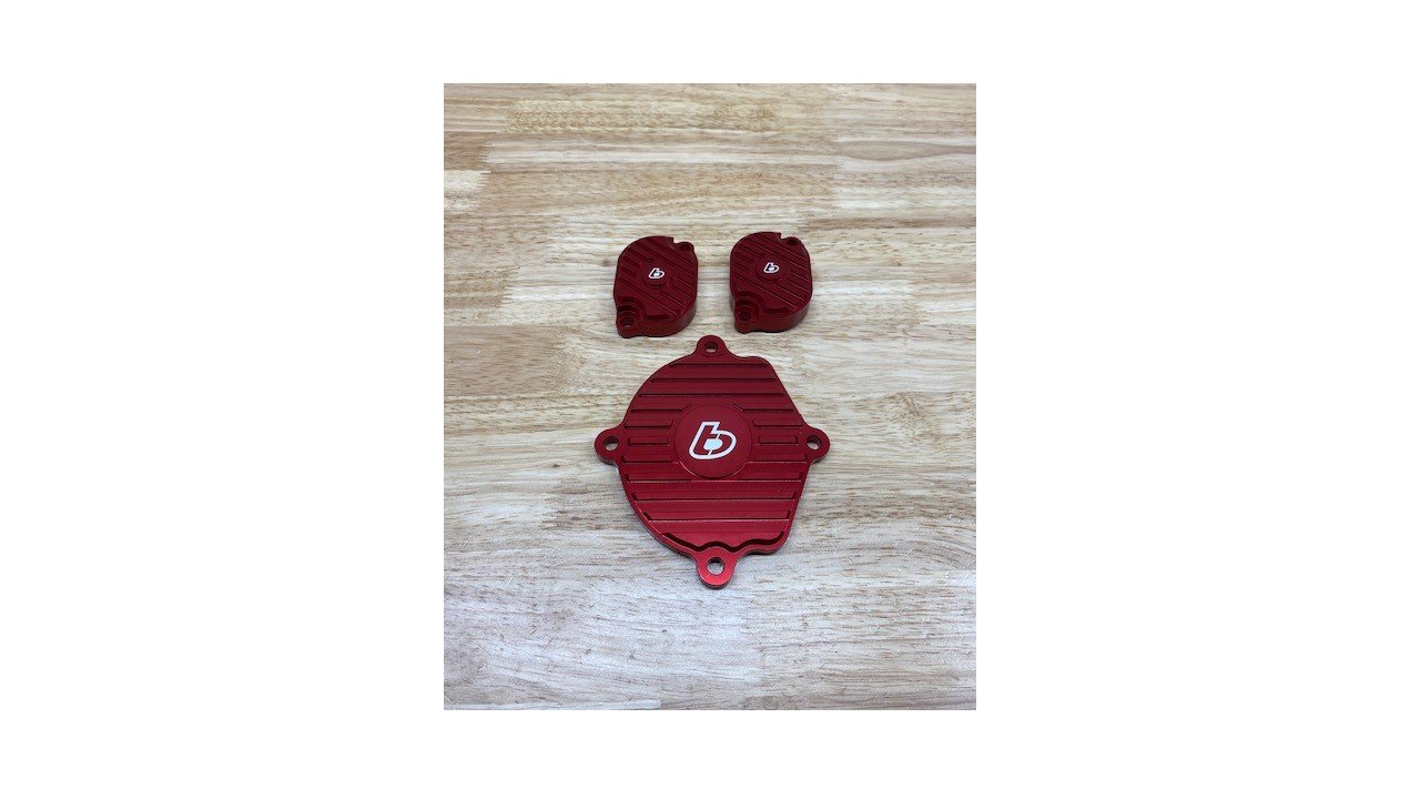 TB Parts Red Billet Dress Up Kit - TB V1 Race Head/ZS155