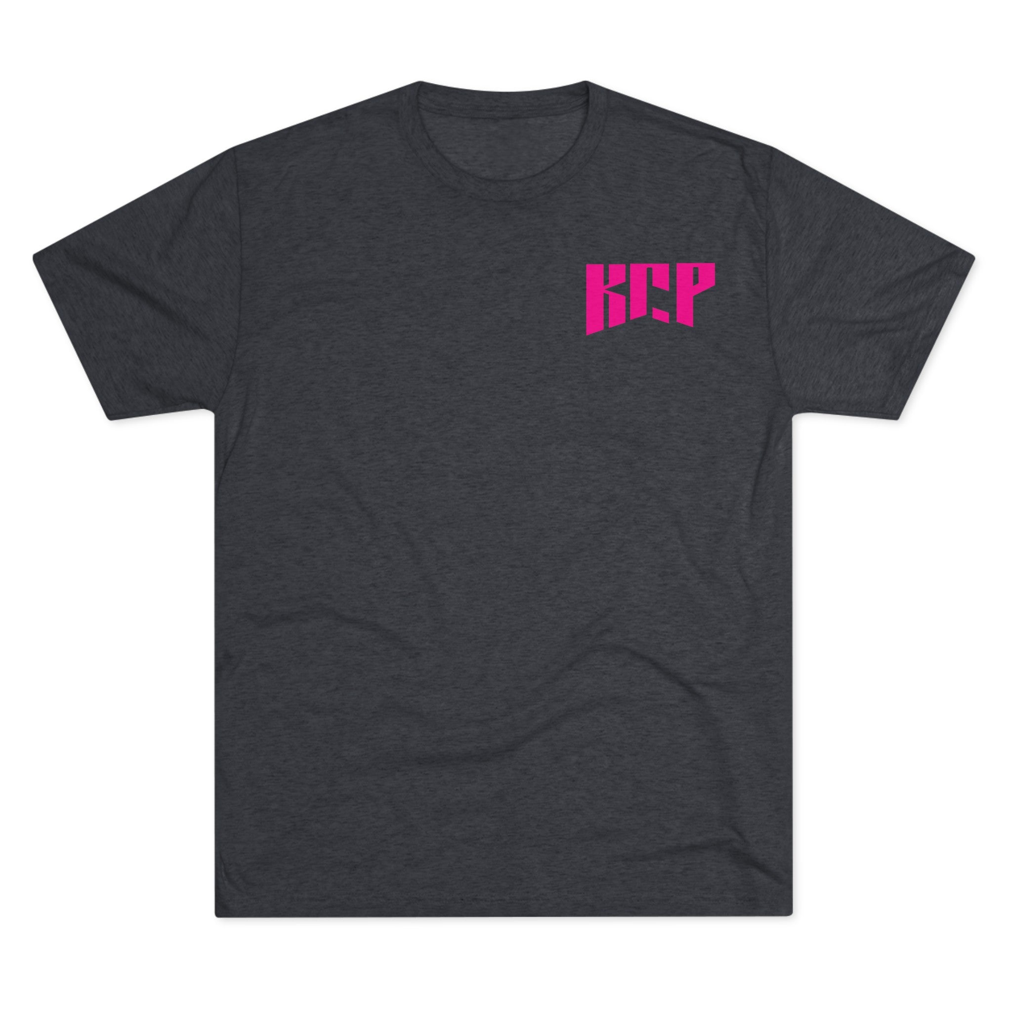 Unisex Tri-Blend Crew Tee - Pink KCP Logo - Mult Colors