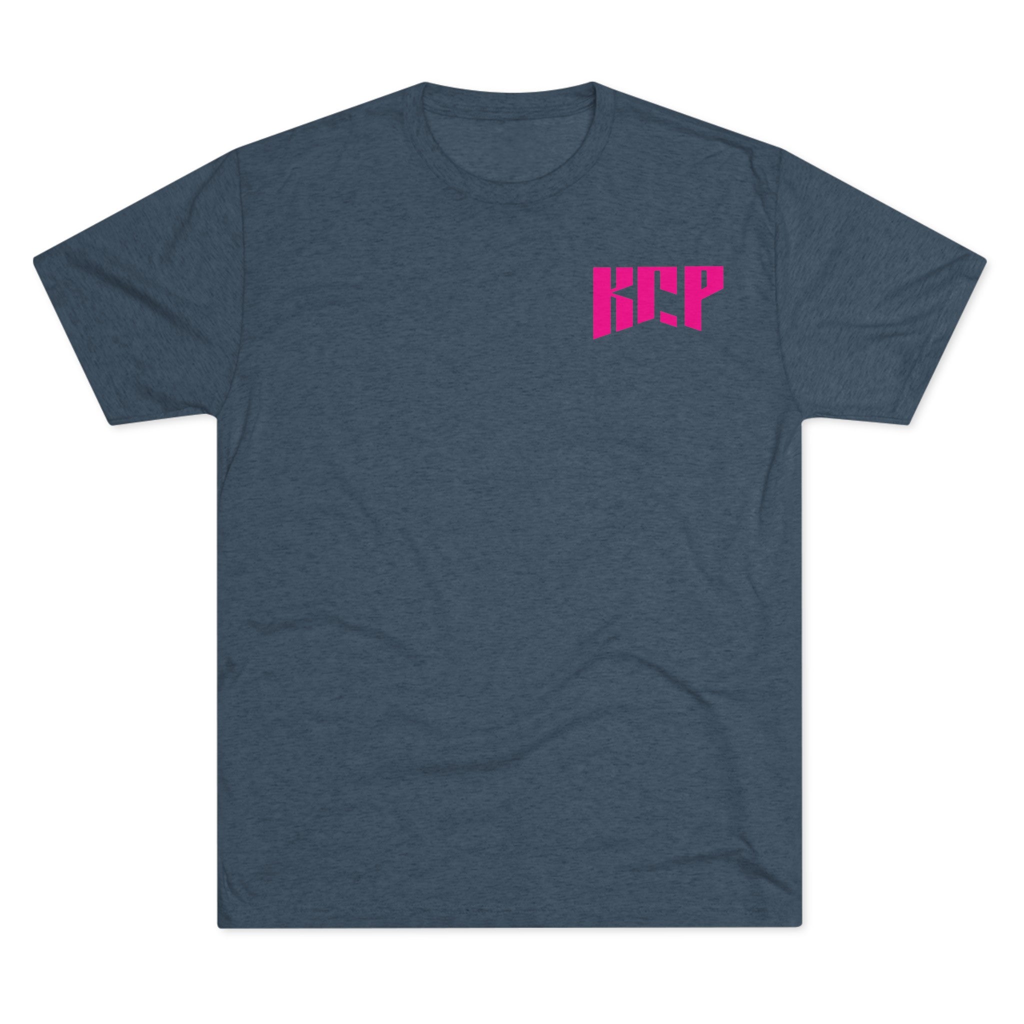 Unisex Tri-Blend Crew Tee - Pink KCP Logo - Mult Colors