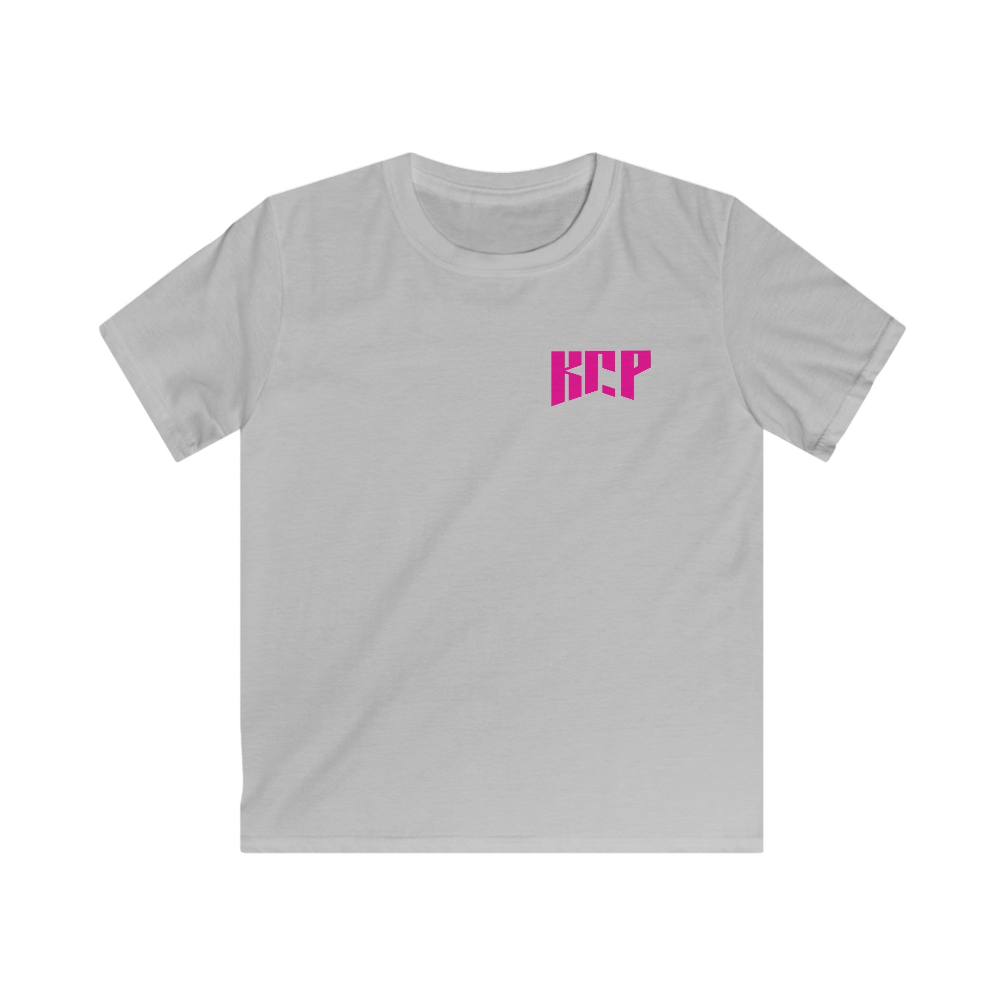 Youth Softstyle KCP Tee - Pink Logo