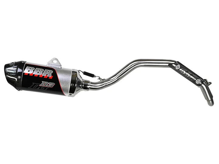 BBR Exhaust System - D3 - Silver - KLX/DRZ110/L  - 2002-Present