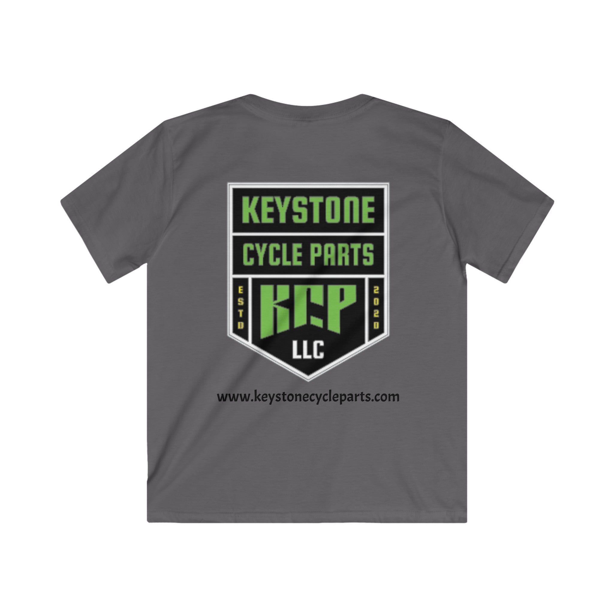 Youth Softstyle KCP Tee - Green Logo