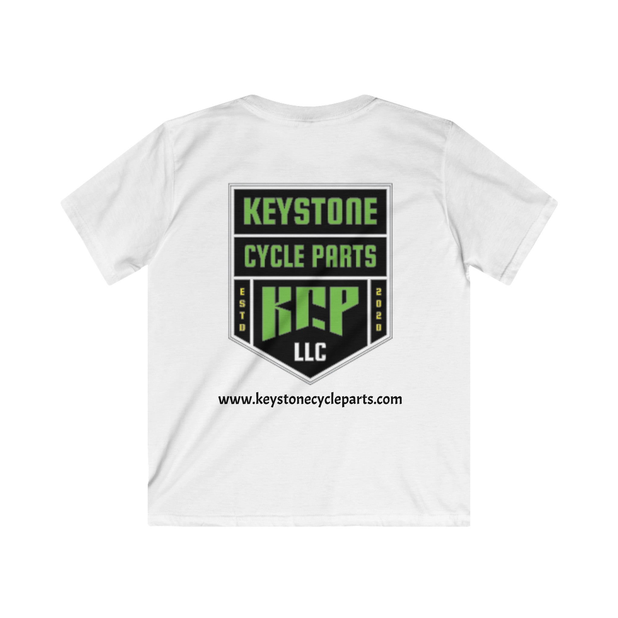 Youth Softstyle KCP Tee - Green Logo