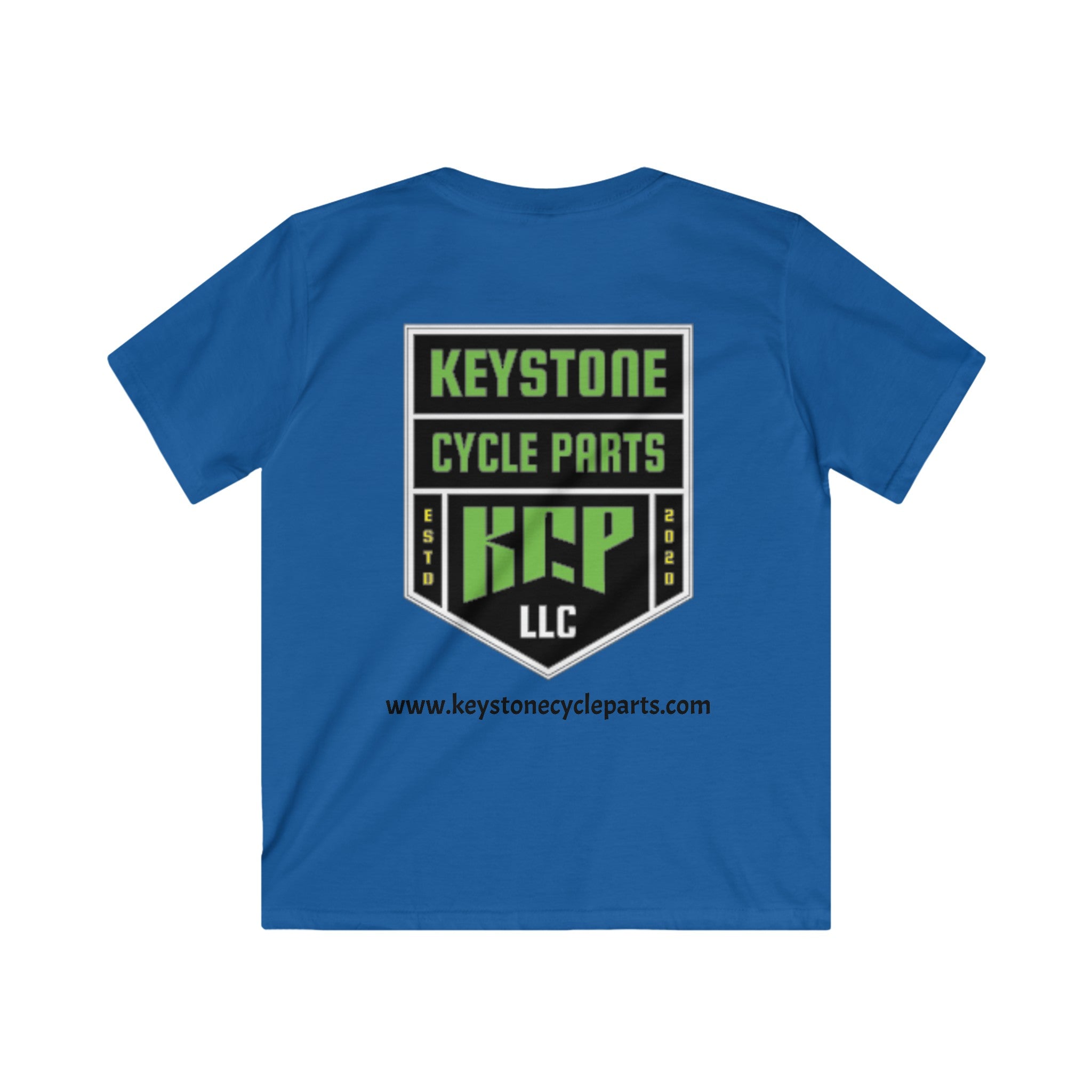 Youth Softstyle KCP Tee - Green Logo