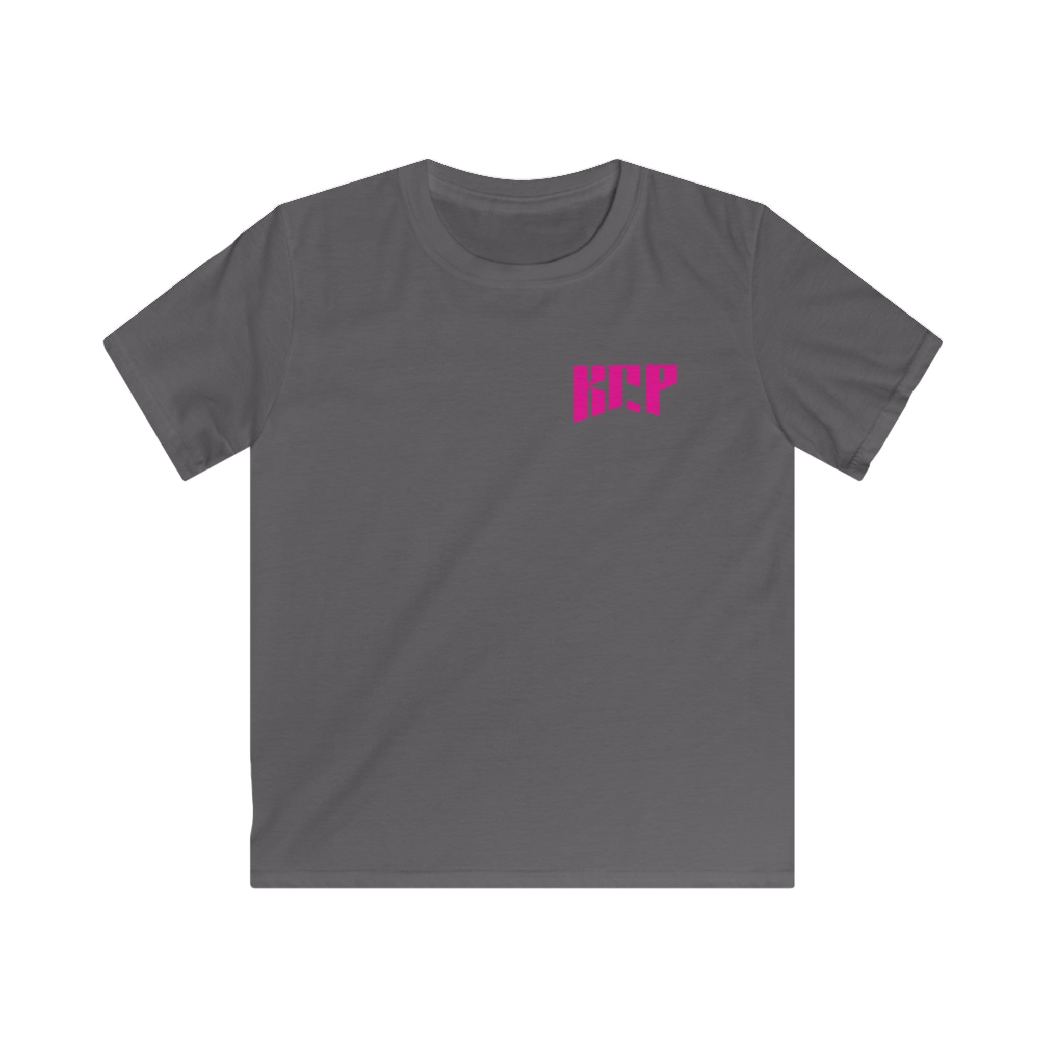 Youth Softstyle KCP Tee - Pink Logo