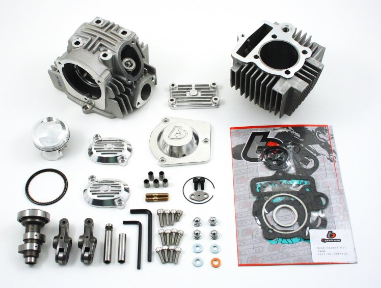 TB Parts V2 Race Head Kit and 114cc/54mm Bore Kit – TRX90 & Chinese 86cc – 107/110cc (49.5mm Stroke)