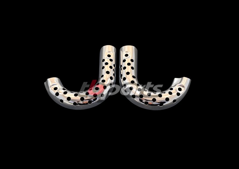 TB Parts Exhaust Guard Kit, Chrome - Z50 K3-K6