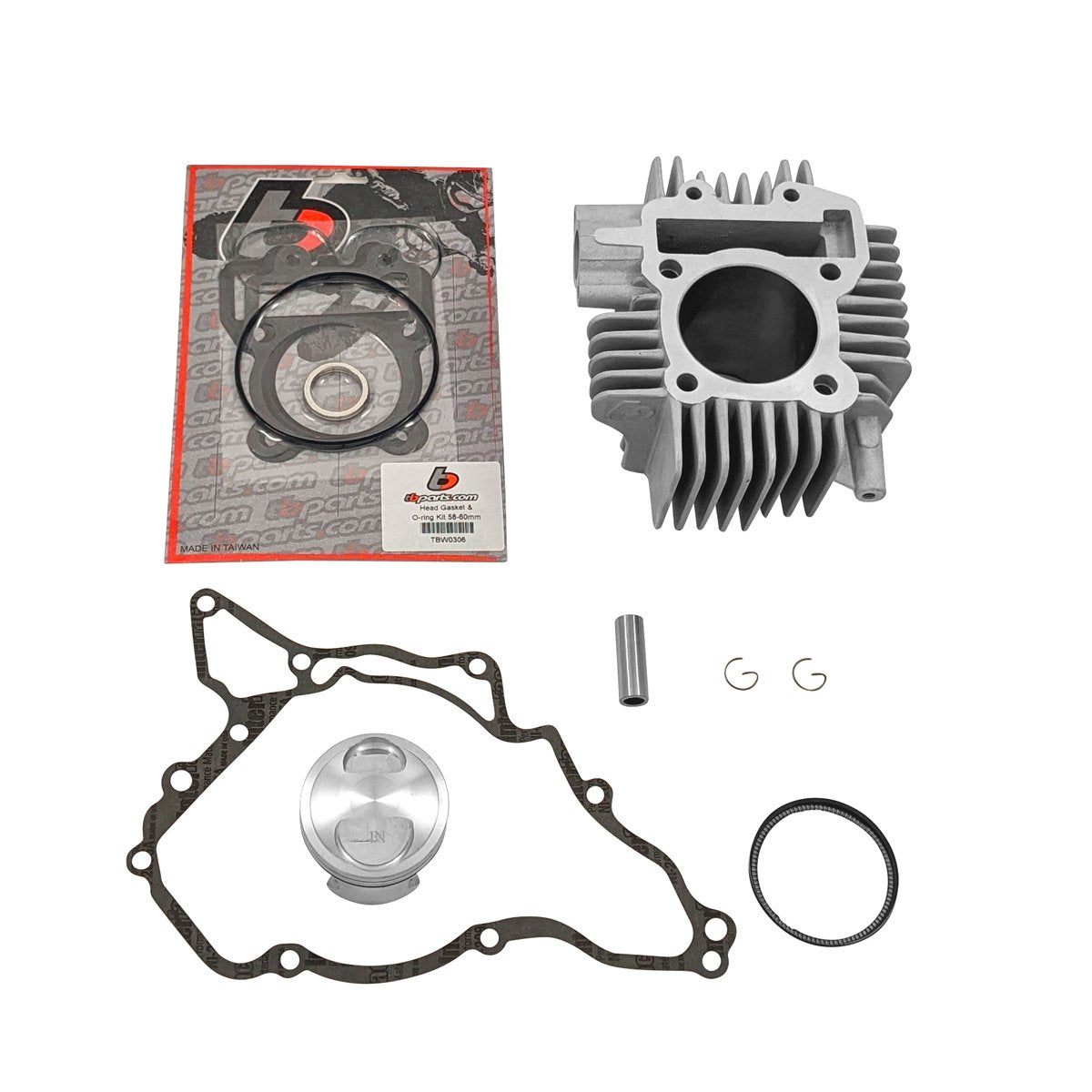 TB 143cc Big Bore Kit, V2 Race Head – KLX110 & Z125