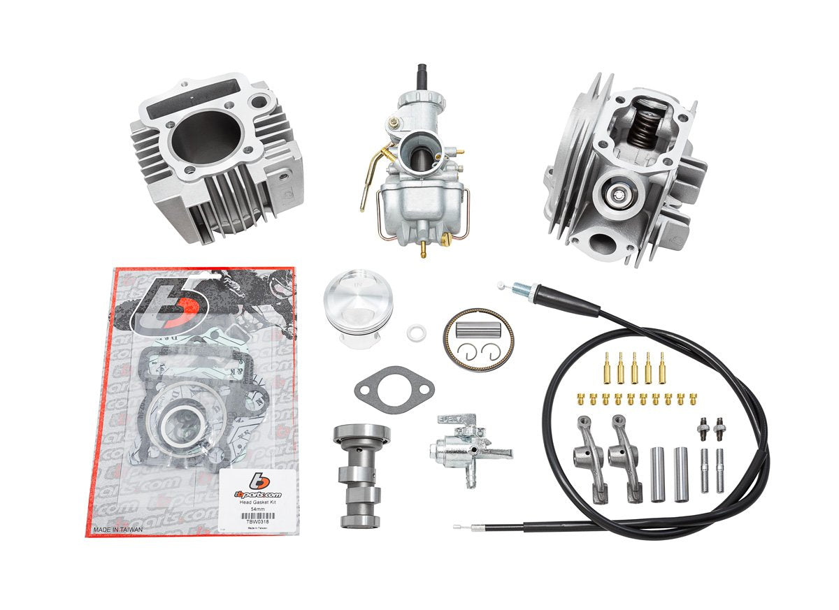 TB Parts 114cc bore kit, Race Head, & 24mm carb kit – TRX90 1994-2004