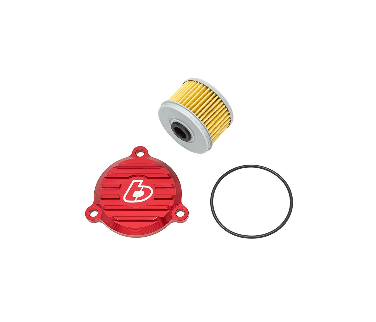 TB Red Billet Oil Filter Cover w/Filter – KLX140