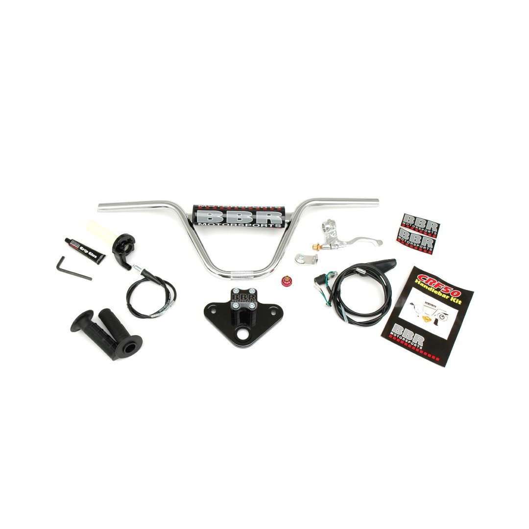 BBR XR50/CRF50 Tall Handlebar Kit - Black