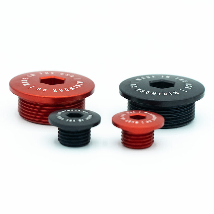 MiniWorx CRF110 Engine  Plugs - Black