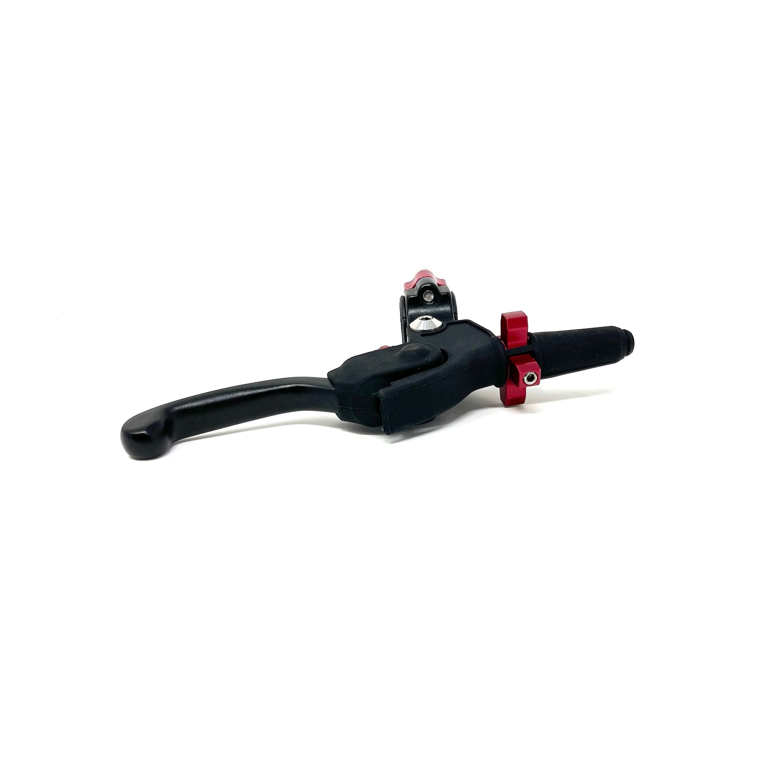 Piranha Elite Pro Front Brake Lever/Perch Assembly Red - Drum Brakes