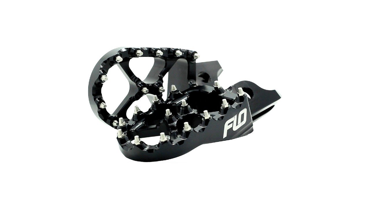 FLO Motorsports - Pro Series Black Pegs - YZ Fitment