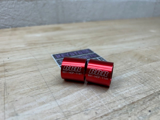 BBR Fork Spacers - Red - CRF110