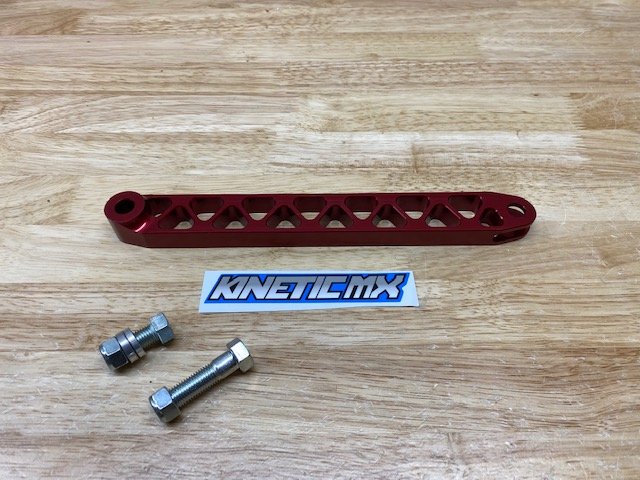 Kinetic MX KLX110 Billet Aluminum Brake Arm - Red