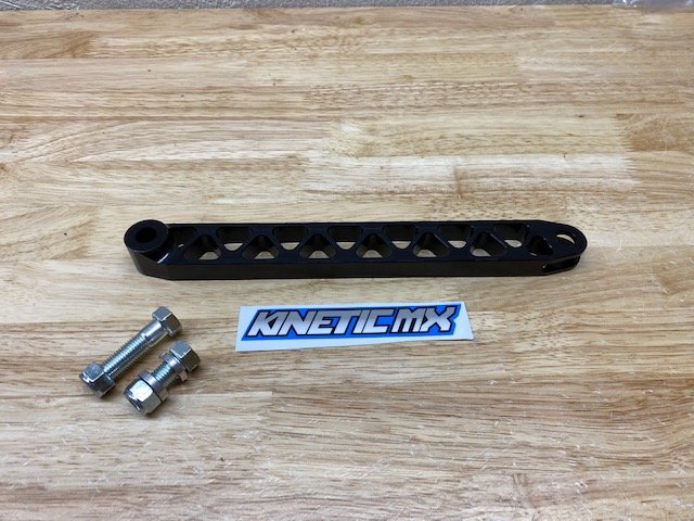 Kinetic MX KLX110 Billet Aluminum Brake Arm - Black