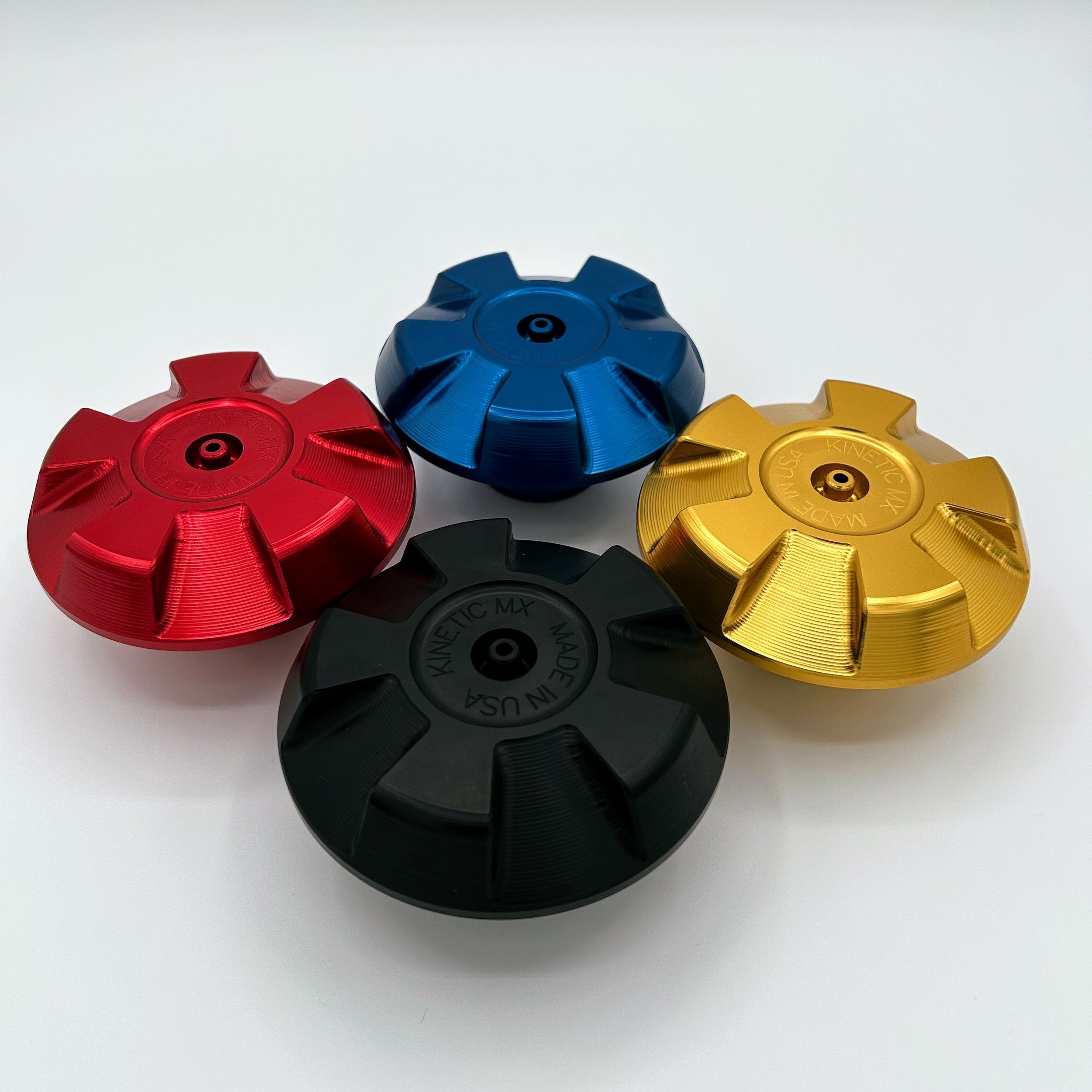 Kinetic MX Billet Aluminum Fuel Cap - Gold