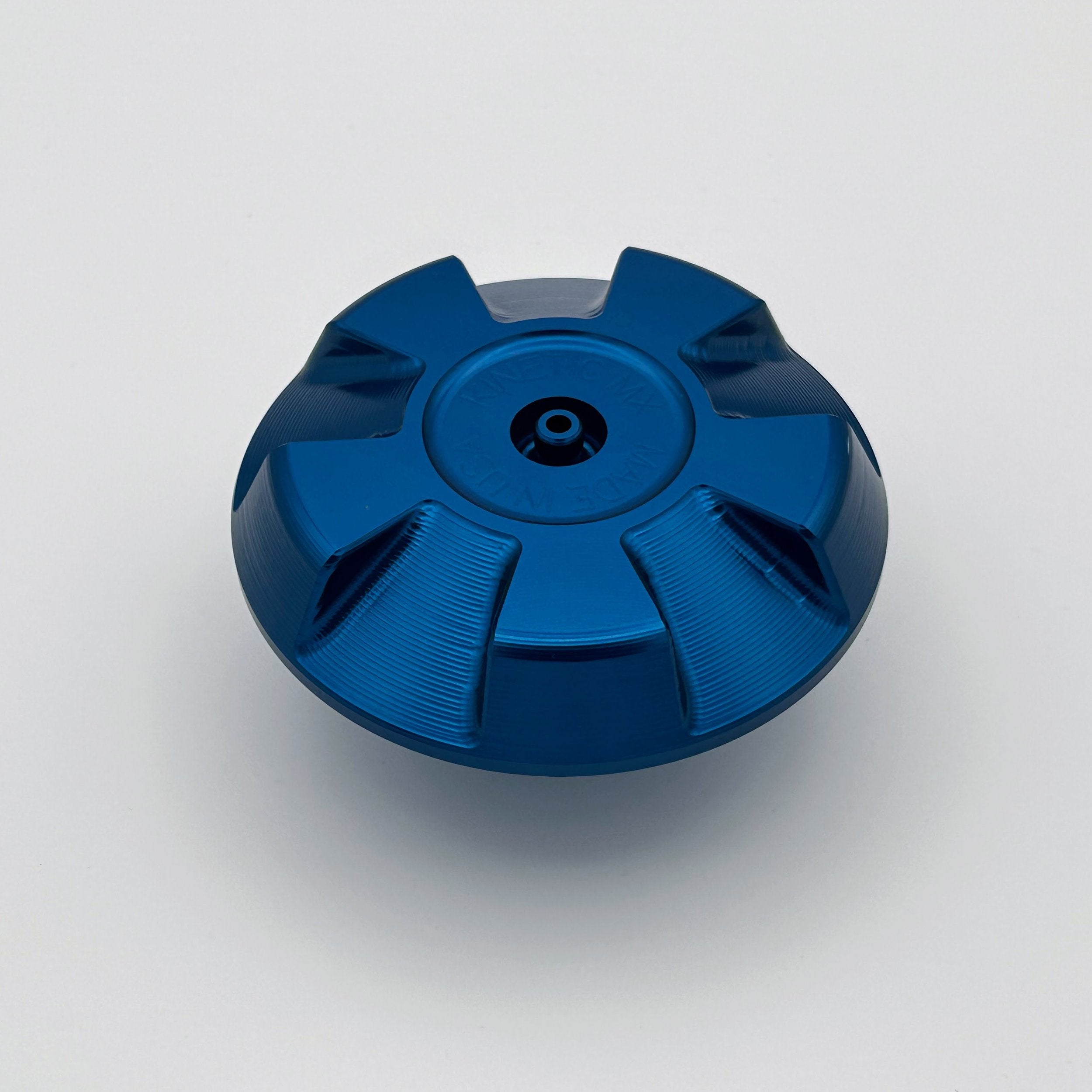 Kinetic MX Billet Aluminum Fuel Cap - Blue