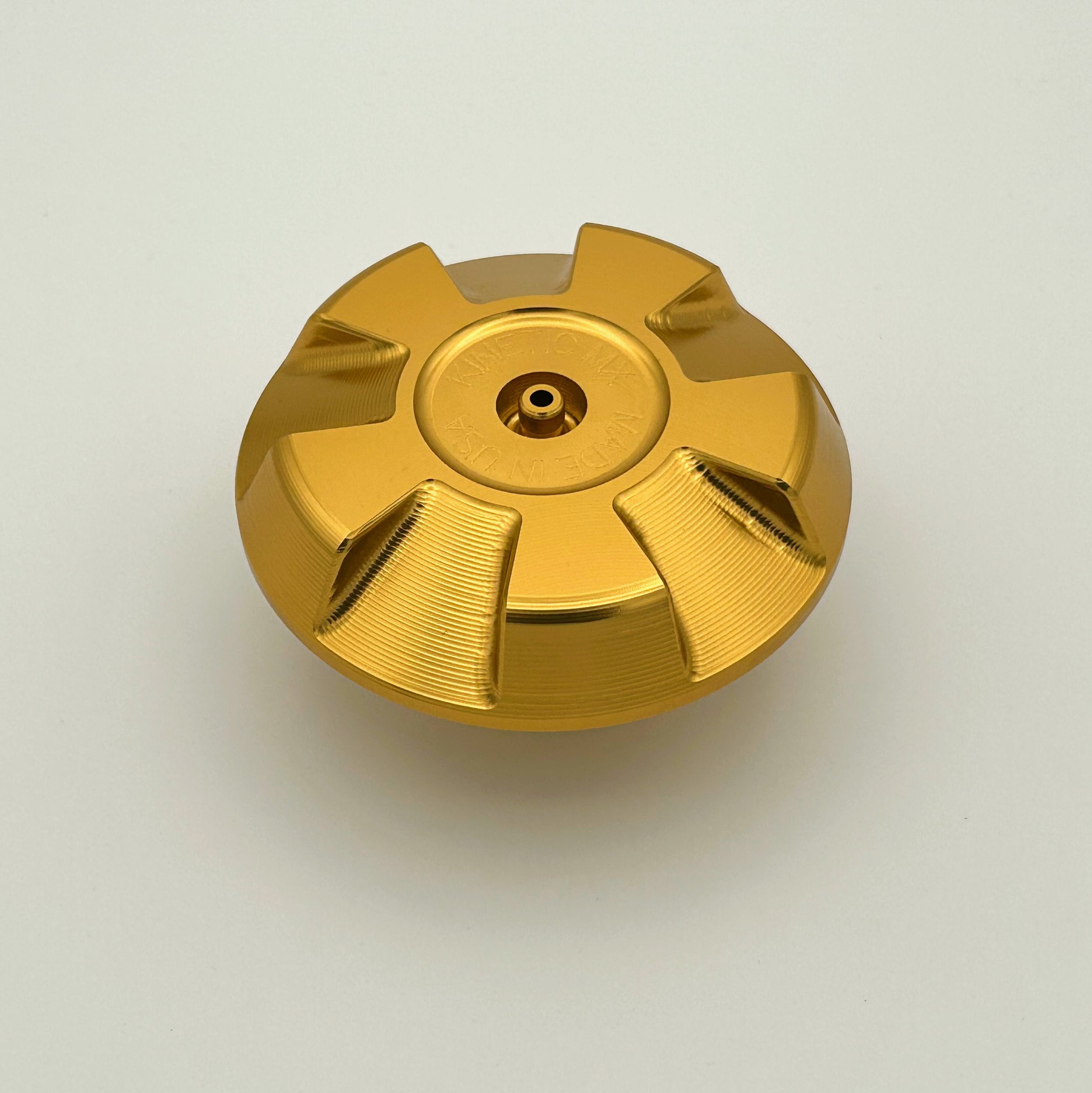 Kinetic MX Billet Aluminum Fuel Cap - Gold