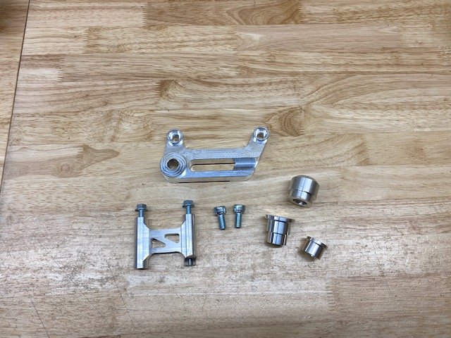 DFMX KX65 Rear Brake Conversion Bracket Kit - MX Style Swingarm