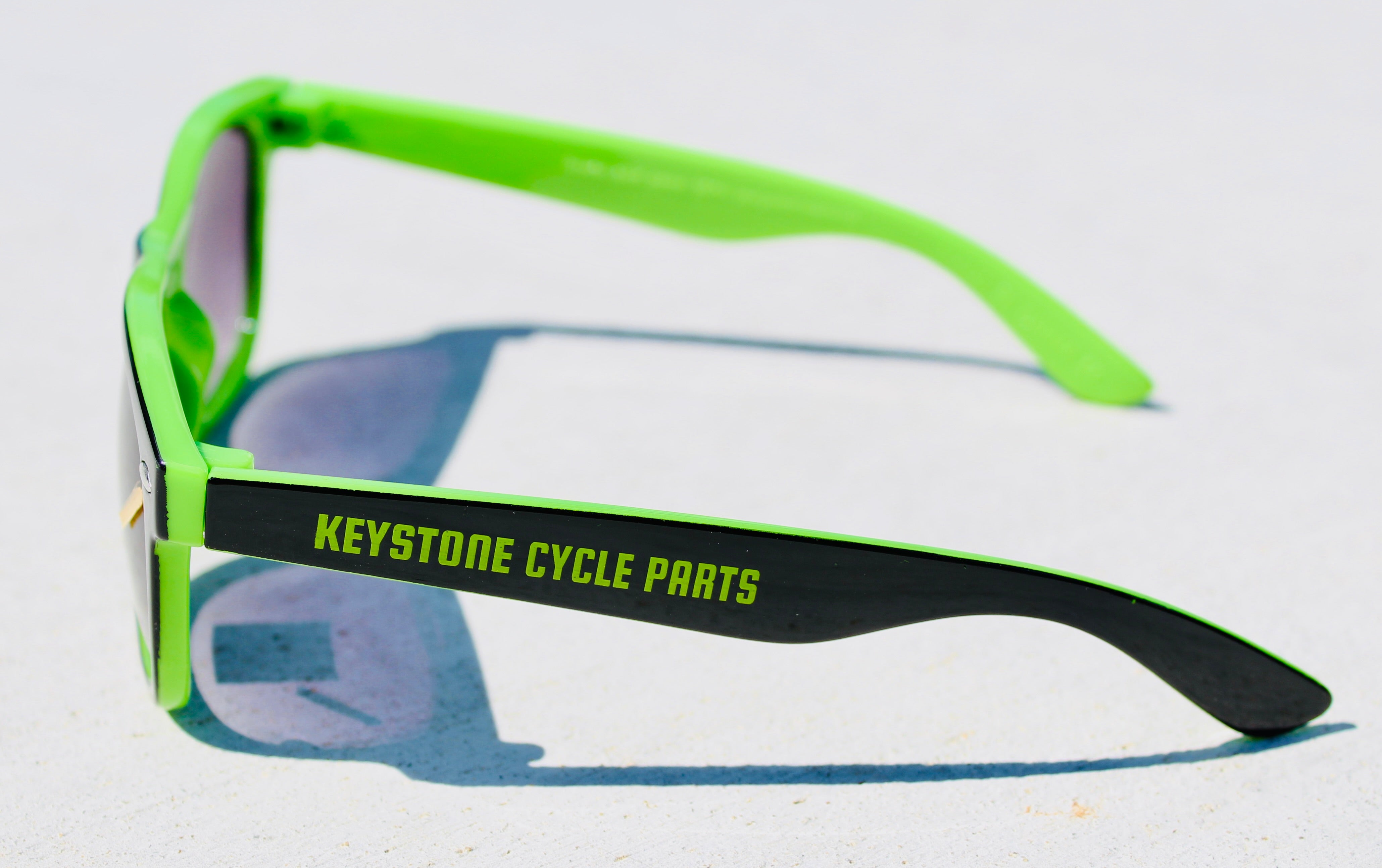 KCP Sunglasses - Black/Green Logo