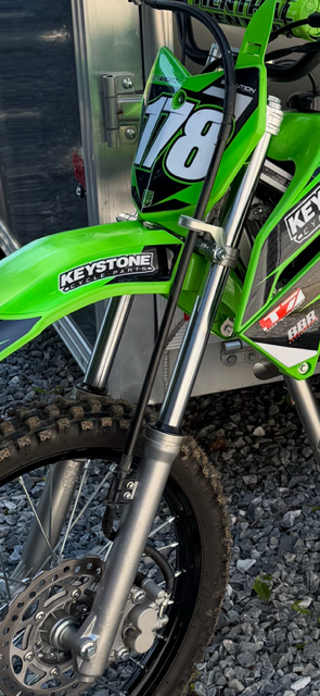 KLX140 Fork Dust Covers - Low Profile KX65 style