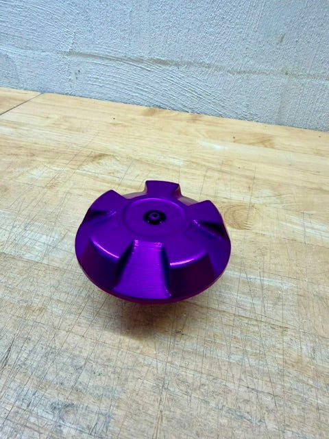 Kinetic MX Billet Aluminum Fuel Cap - Purple