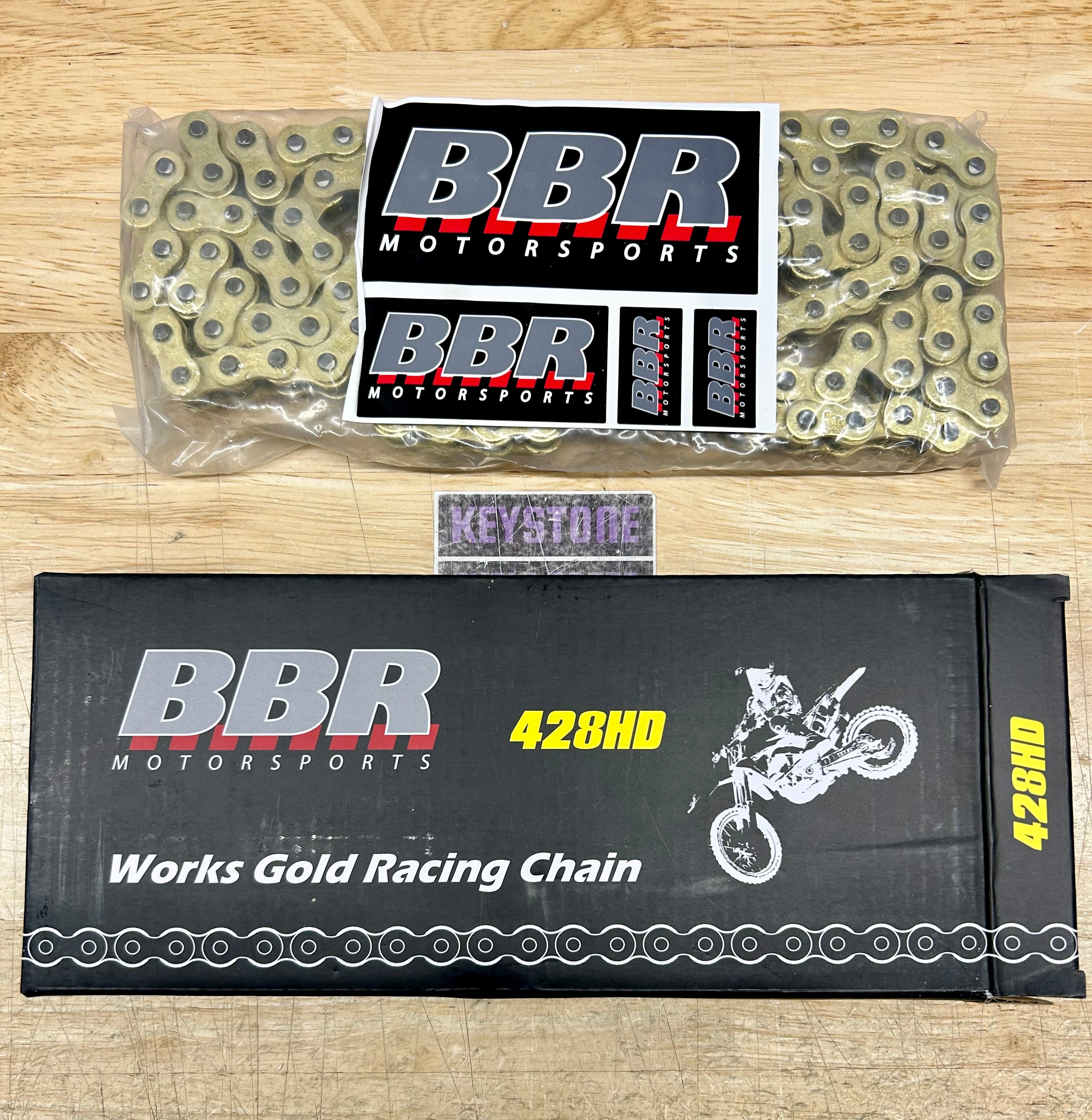 BBR Works Gold Chain 428-130 – Keystone Cycle Parts