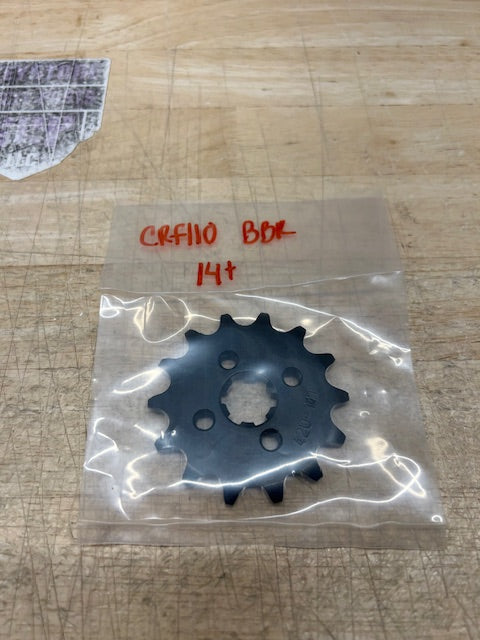 BBR CRF110 Front Sprocket 14T