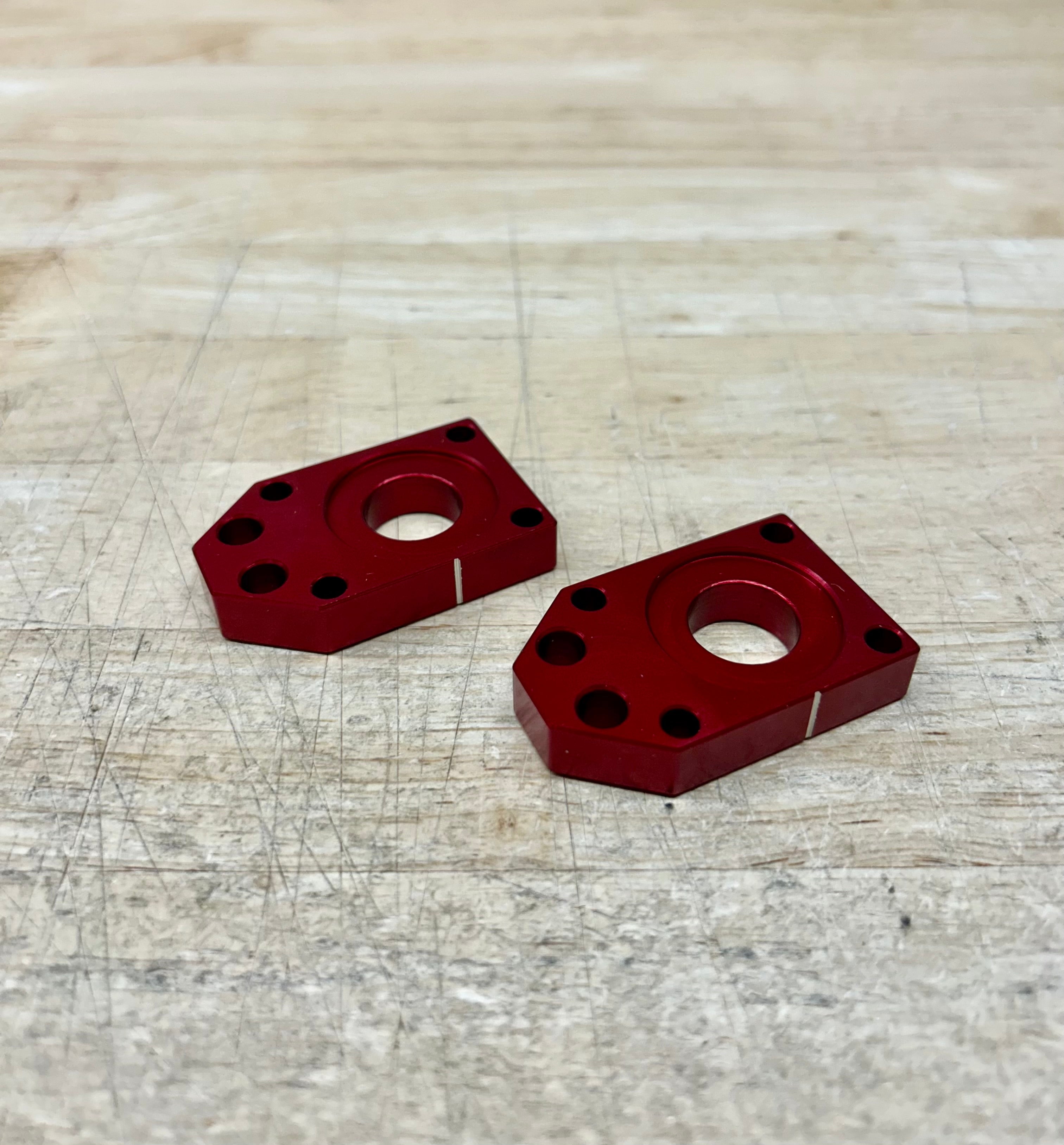 MX Bonz KLX140 Billet Axle Block Set