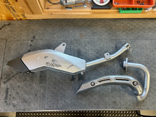 KLX140 New Take Off Stock Exhaust 2025