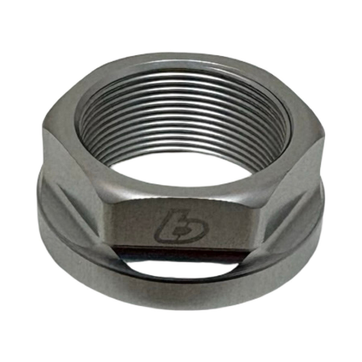 TB Parts Top Clamp Nut - Silver - CRF110 CRF125