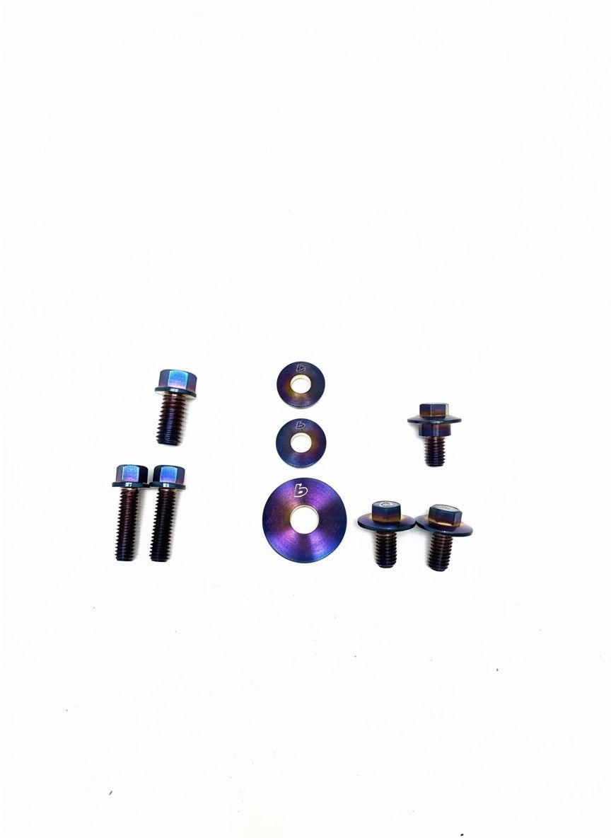 TB Parts Titanium Plastic and Tank Bolt Kit - CRF110