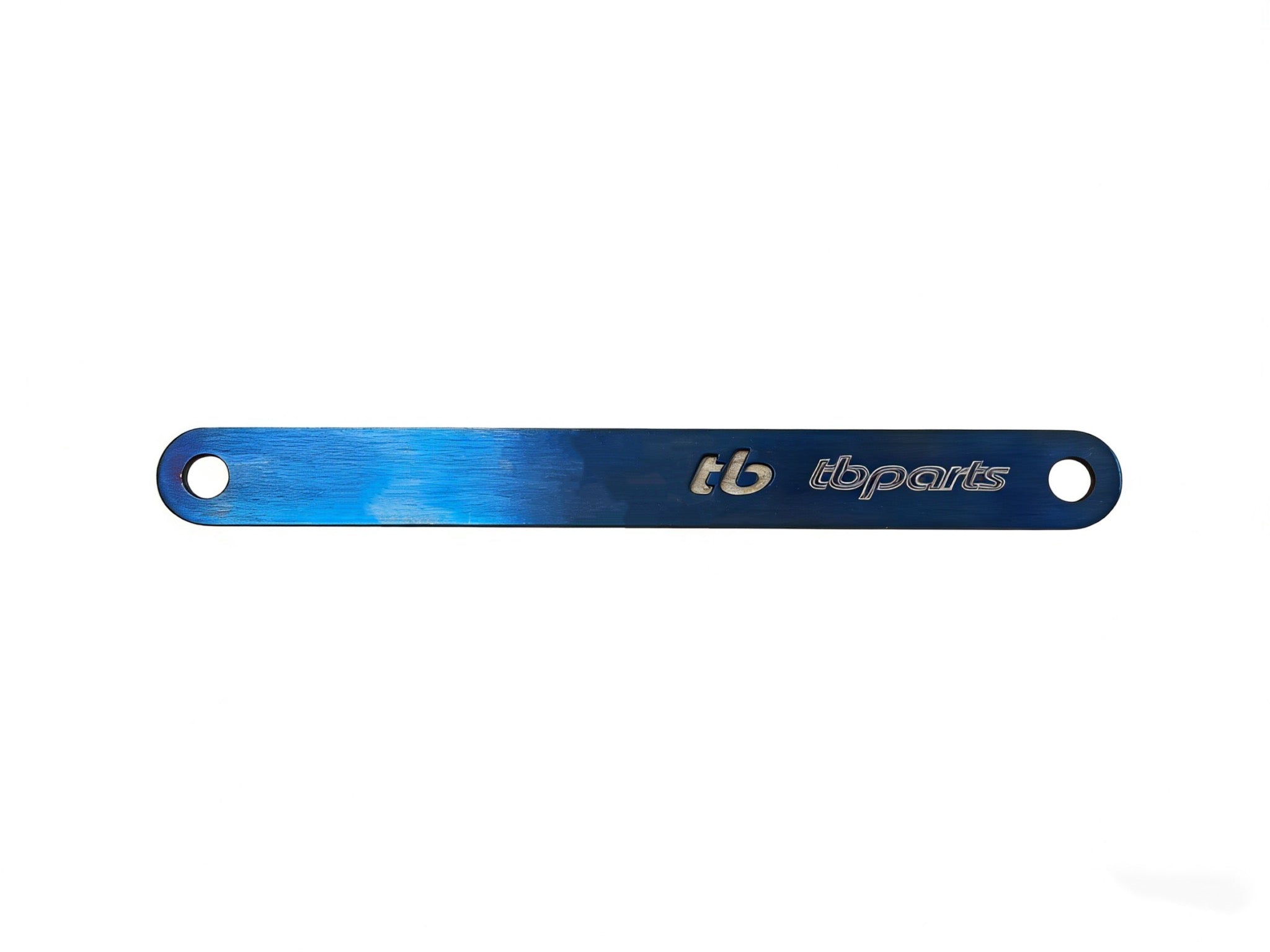 TB Parts Titanium Brake Torque Arm - Anodized Blue Oil Slick - KLX110