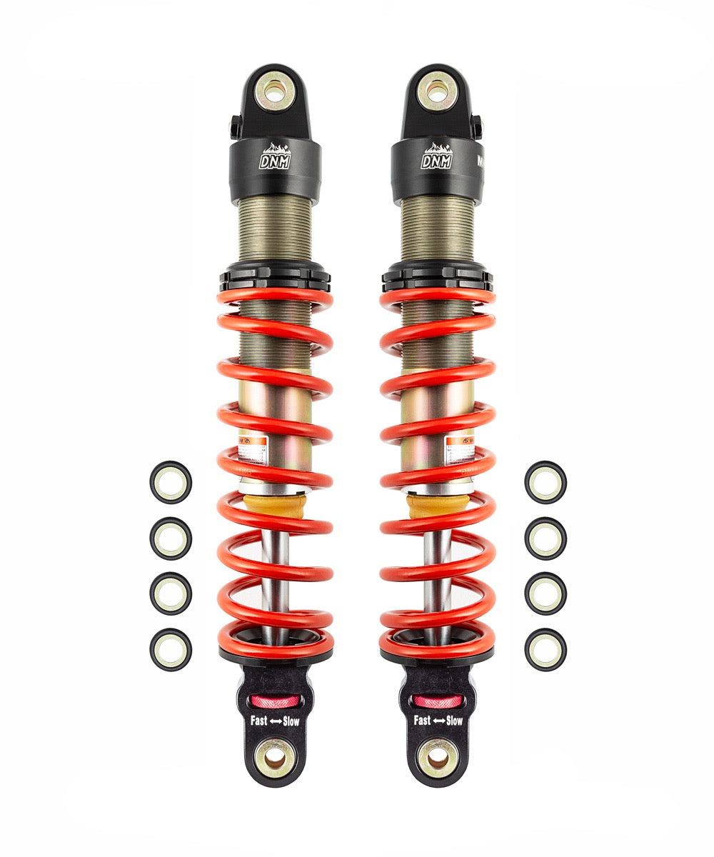 DNM Rear Shock Set, Red – 330mm