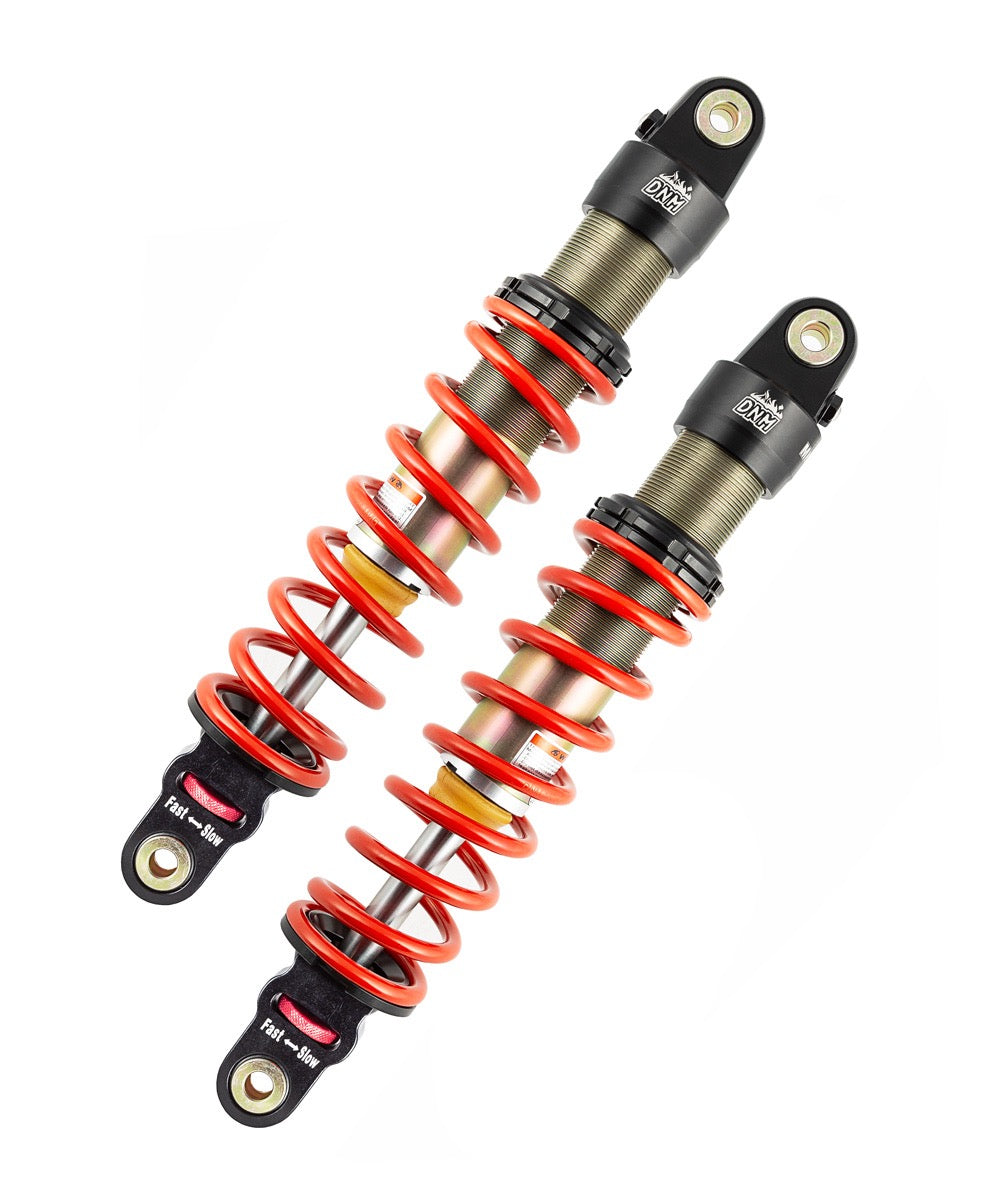 DNM Rear Shock Set, Red – 330mm