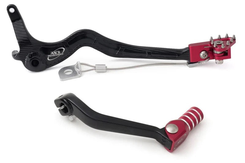 AS3 Forged Gear Lever & Rear Brake Pedal Combo - Honda CRF150F/230F