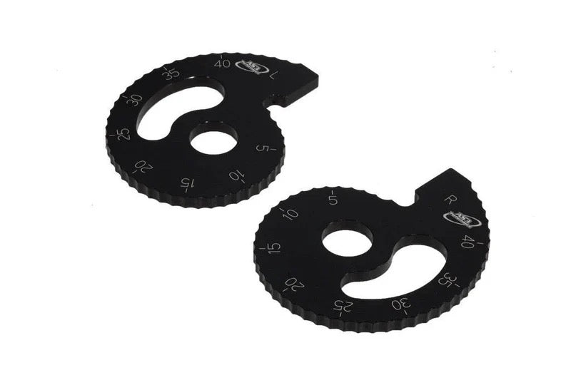 AS3 Chain Adjusters Rear Axle Blocks - Black - Honda CRF150F/230F