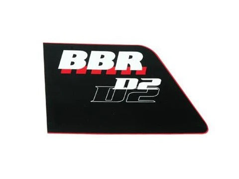 BBR Exhaust System - D2 Foil Exhaust Label (RH)