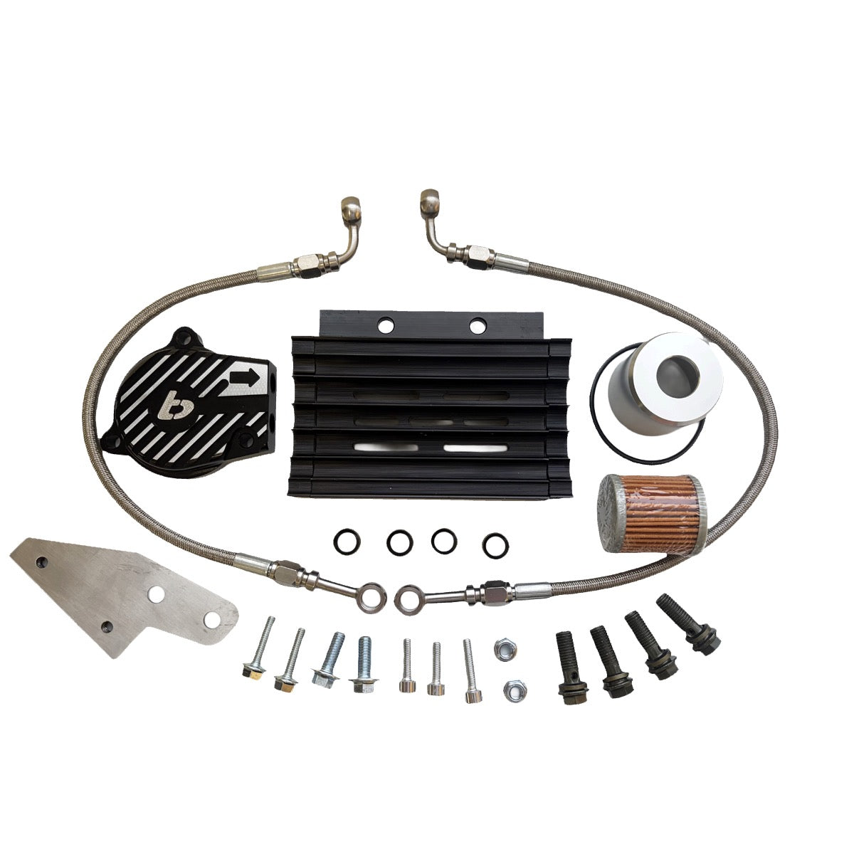 TB Parts Oil Cooler Kit - KLX140
