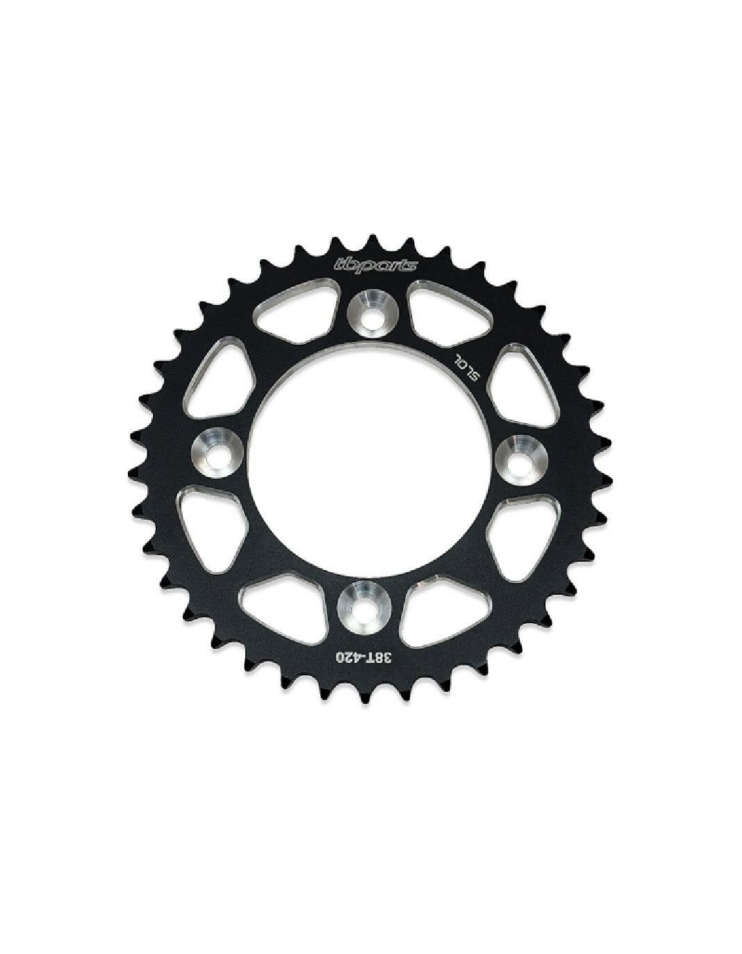 TB Parts Rear Sprocket - 38T 7075 CNC Black – CRF110
