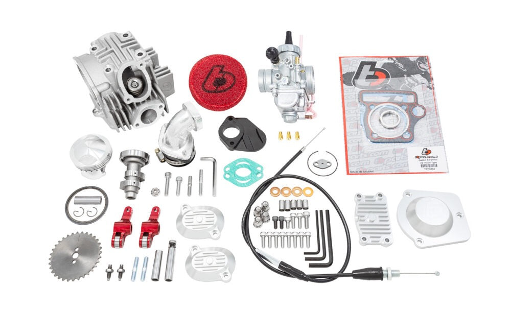 TB Parts V2 Race Head, 140cc Piston & Mikuni VM26 Carb/Kit – YX140cc