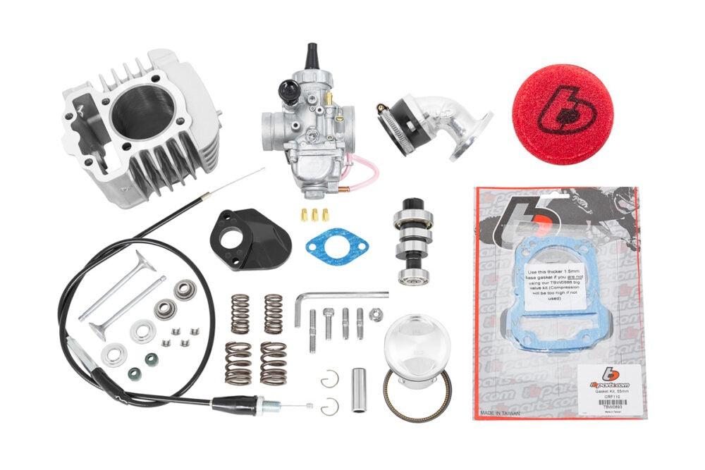 TB Parts 132cc, Cam, Big Valve, & VM26 Carb kit – CRF110 2013-2018