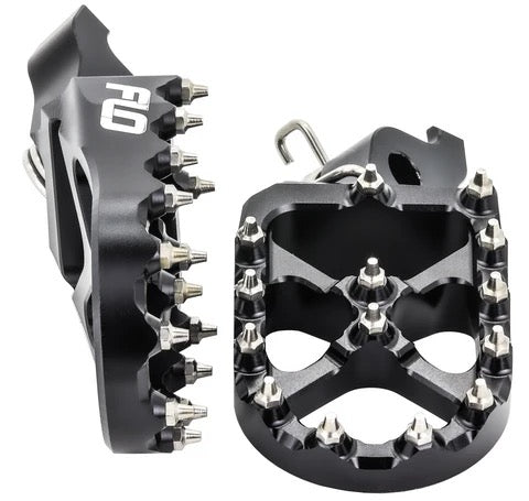 FLO Motorsports MX Pro Series Foot Pegs - Black - OEM