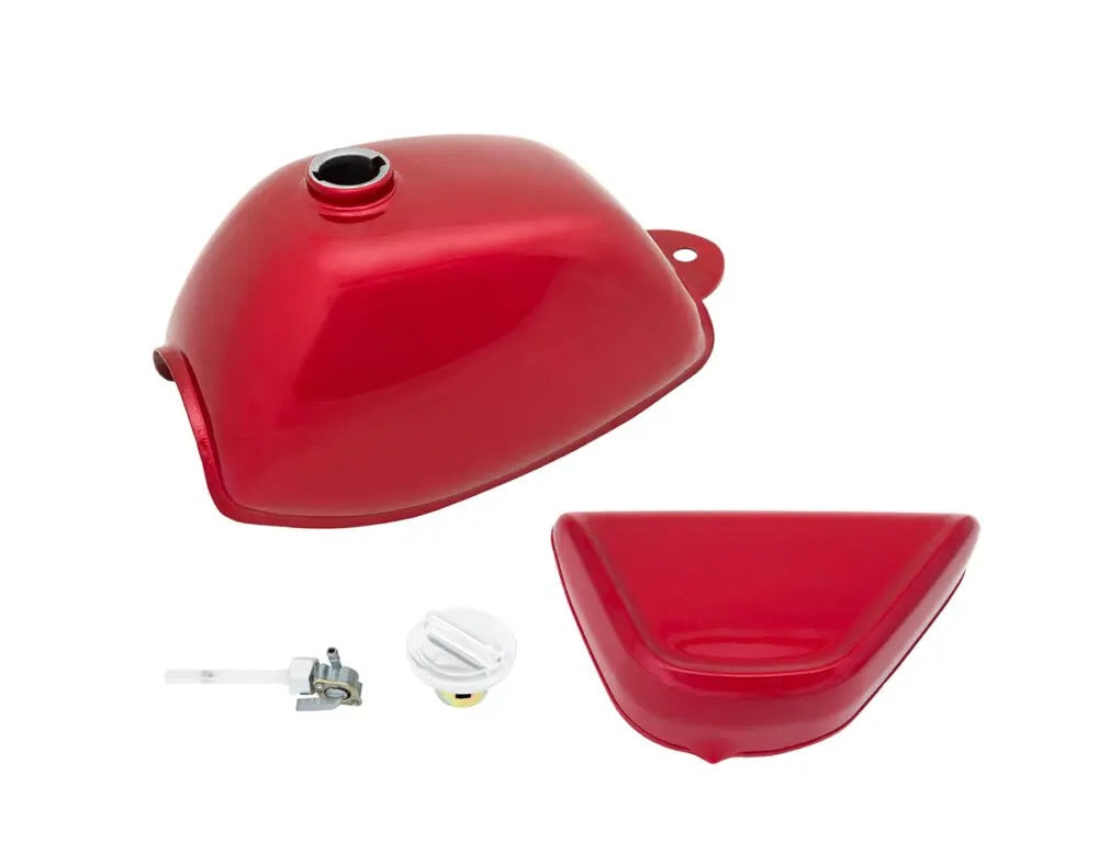 TB Parts AFT Gas Tank & Side Cover Kit, Candy Red – Z50 K3-78